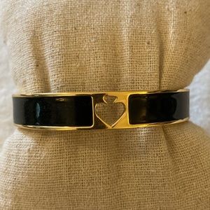 Kate Spade Enamel Hole Hinged Bangle